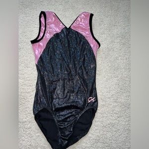 GK Elite Leotard pink black size AS